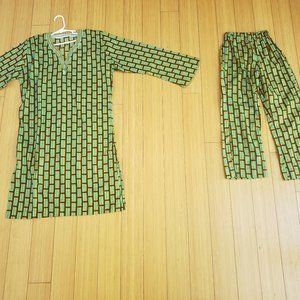 Tunic with Matching Pants Boys (Children's Size Medium)